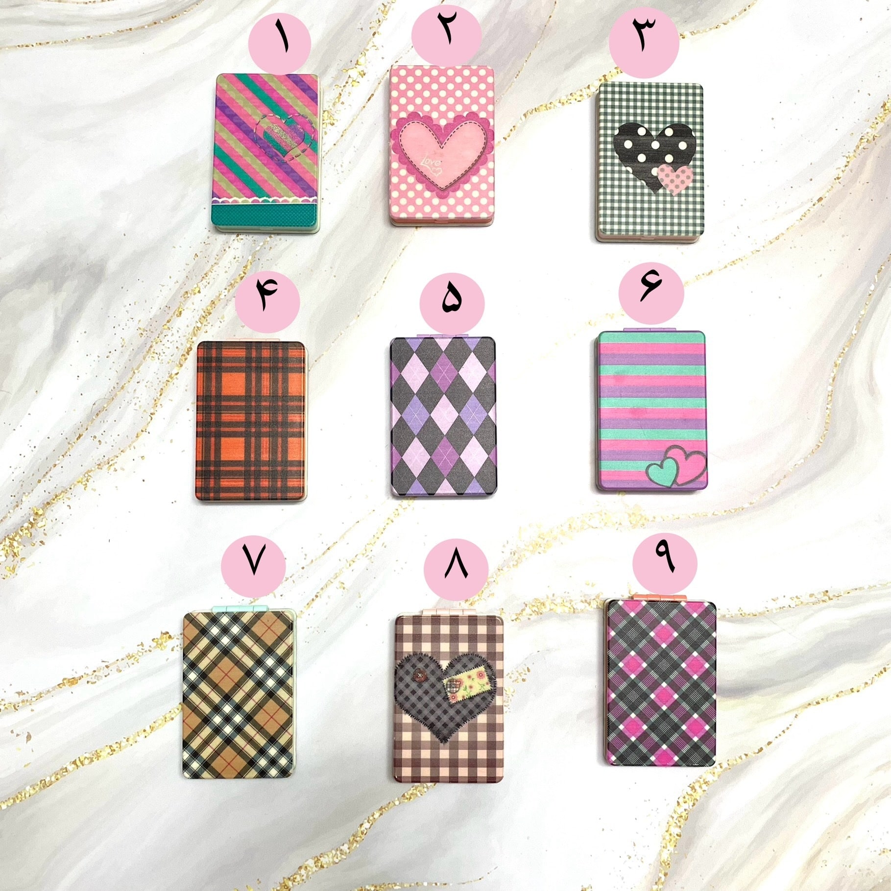 آینه مستطیل دو طرفه کیفی