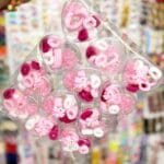 کش قوطی قلب طیف صورتی