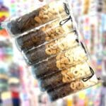 بسته ی ۶ عددی قوطی لوله ای بند دار کش حوله ای ریز طیف قهوه ای