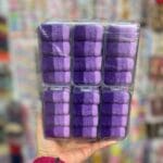 قوطی مستطیل کش حوله ای ریز ایرانی طیف بنفش