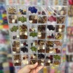 قوطی چهارخونه ترکیبی طیف قهوه ای