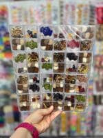 قوطی چهارخونه ترکیبی طیف قهوه ای