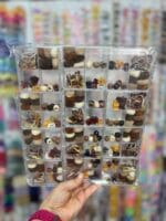 قوطی چهارخونه ترکیبی طیف قهوه ای - تصویر 4